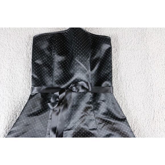 Vintage Jessica McClintock Dress Womens Xs Small Polka Dot Strapless Tule - Picture 3 of 7